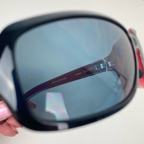 COSTA Isabela Polarized Sunglasses IB-32 - Black/Coral  -  $200. - Picture 10 of 14